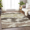 Piper Looms Mayfield Abstract AMF746 Chocolate Machine Washable Area Rug Lifestyle Image Feature