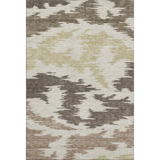 Piper Looms Mayfield Abstract AMF746 Chocolate Machine Washable Area Rug main image