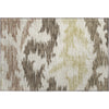 Piper Looms Mayfield Abstract AMF746 Chocolate Machine Washable Area Rug Scatter Main Image