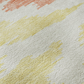 Piper Looms Mayfield Abstract AMF746 Coral Machine Washable Area Rug Swatch Image
