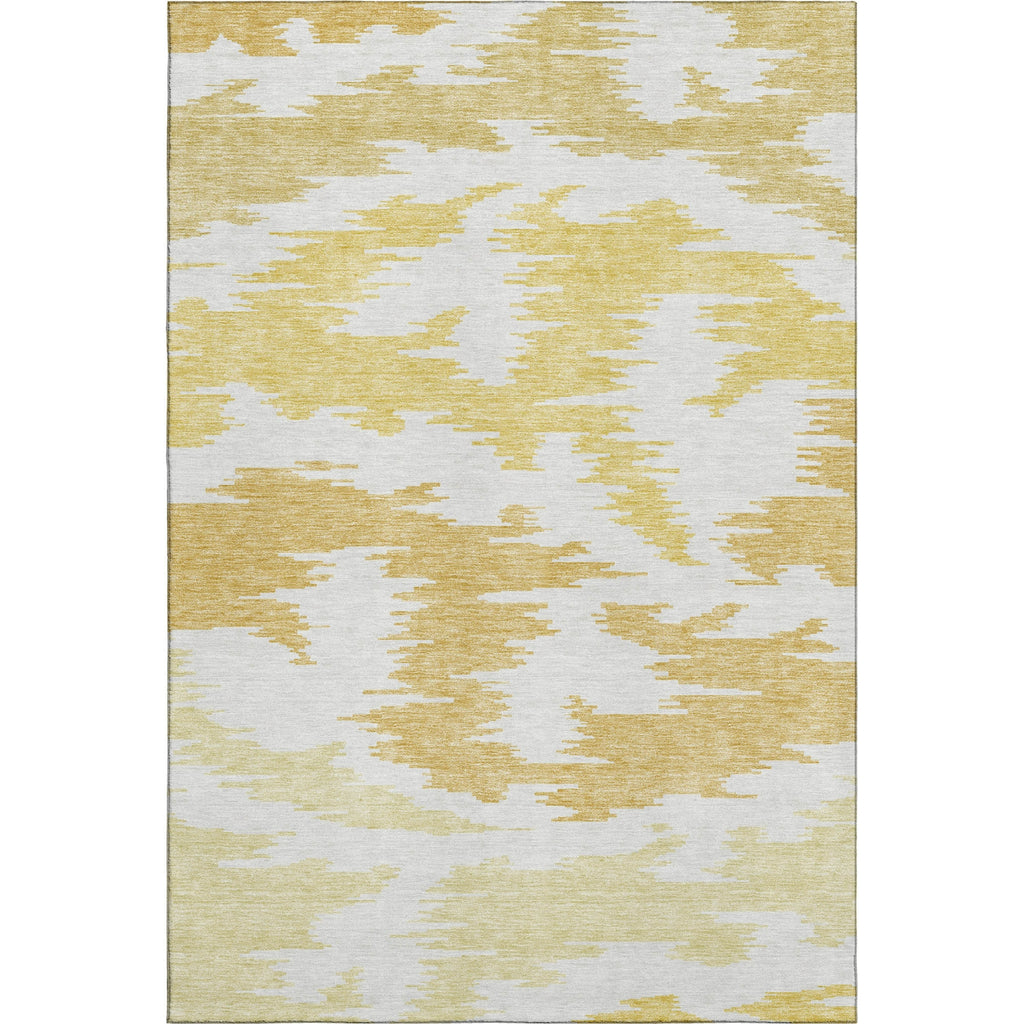 Piper Looms Mayfield Abstract AMF746 Gold Machine Washable Area Rug main image