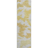Piper Looms Mayfield Abstract AMF746 Gold Machine Washable Area Rug Runner Main Image