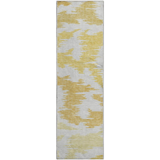 Piper Looms Mayfield Abstract AMF746 Gold Machine Washable Area Rug Runner Main Image