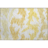 Piper Looms Mayfield Abstract AMF746 Gold Machine Washable Area Rug Scatter Main Image