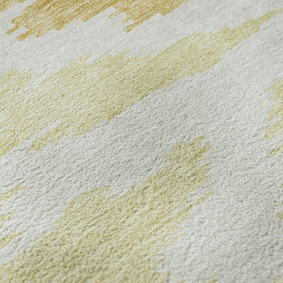 Piper Looms Mayfield Abstract AMF746 Gold Machine Washable Area Rug Swatch Image