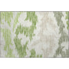 Piper Looms Mayfield Abstract AMF746 Green Machine Washable Area Rug Scatter Main Image