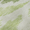 Piper Looms Mayfield Abstract AMF746 Green Machine Washable Area Rug Swatch Image