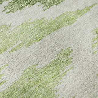 Piper Looms Mayfield Abstract AMF746 Green Machine Washable Area Rug Swatch Image