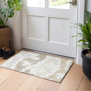 Piper Looms Mayfield Abstract AMF746 Ivory Machine Washable Area Rug Scatter Lifestyle Image Feature