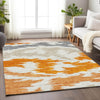 Piper Looms Mayfield Abstract AMF746 Orange Machine Washable Area Rug Lifestyle Image Feature