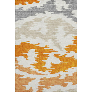 Piper Looms Mayfield Abstract AMF746 Orange Machine Washable Area Rug main image