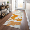 Piper Looms Mayfield Abstract AMF746 Orange Machine Washable Area Rug Runner Lifestyle Image Feature