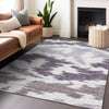 Piper Looms Mayfield Abstract AMF746 Purple Machine Washable Area Rug Lifestyle Image Feature