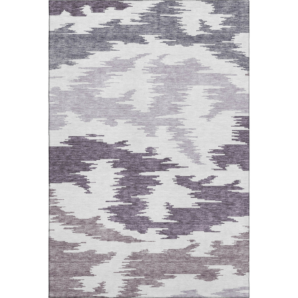 Piper Looms Mayfield Abstract AMF746 Purple Machine Washable Area Rug main image
