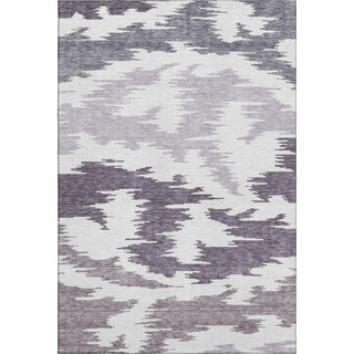 Piper Looms Mayfield Abstract AMF746 Purple Machine Washable Area Rug main image