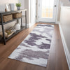 Piper Looms Mayfield Abstract AMF746 Purple Machine Washable Area Rug Runner Lifestyle Image Feature