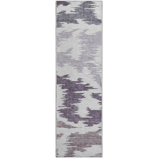 Piper Looms Mayfield Abstract AMF746 Purple Machine Washable Area Rug Runner Main Image