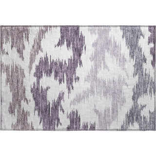 Piper Looms Mayfield Abstract AMF746 Purple Machine Washable Area Rug Scatter Main Image