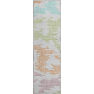 Piper Looms Mayfield Abstract AMF746 White Machine Washable Area Rug Runner Main Image