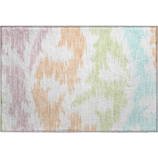 Piper Looms Mayfield Abstract AMF746 White Machine Washable Area Rug Scatter Main Image