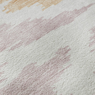 Piper Looms Mayfield Abstract AMF746 White Machine Washable Area Rug Swatch Image