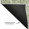 Piper Looms Mayfield Modern AMF747 Aloe Machine Washable Area Rug Backing Image