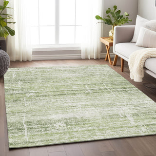 Piper Looms Mayfield Modern AMF747 Aloe Machine Washable Area Rug Lifestyle Image Feature
