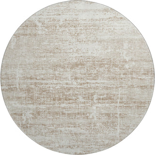 Piper Looms Mayfield Modern AMF747 Beige Machine Washable Area Rug Round Main Image