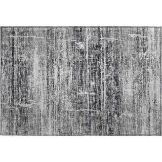 Piper Looms Mayfield Modern AMF747 Black Machine Washable Area Rug Scatter Main Image