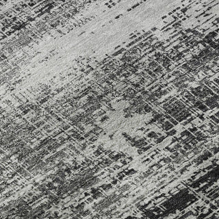 Piper Looms Mayfield Modern AMF747 Black Machine Washable Area Rug Swatch Image