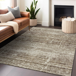 Piper Looms Mayfield Modern AMF747 Brown Machine Washable Area Rug Lifestyle Image Feature