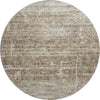 Piper Looms Mayfield Modern AMF747 Brown Machine Washable Area Rug Round Main Image