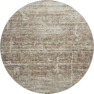 Piper Looms Mayfield Modern AMF747 Brown Machine Washable Area Rug Round Main Image