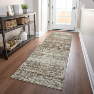 Piper Looms Mayfield Modern AMF747 Brown Machine Washable Area Rug Runner Lifestyle Image Feature