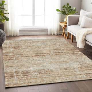 Piper Looms Mayfield Modern AMF747 Copper Machine Washable Area Rug Lifestyle Image Feature