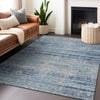 Piper Looms Mayfield Modern AMF747 Sky Machine Washable Area Rug Lifestyle Image Feature