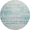 Piper Looms Mayfield Modern AMF747 Teal Machine Washable Area Rug Round Main Image