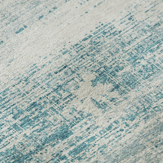 Piper Looms Mayfield Modern AMF747 Teal Machine Washable Area Rug Swatch Image