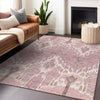 Piper Looms Mayfield Ikat AMF748 Blush Machine Washable Area Rug Lifestyle Image Feature