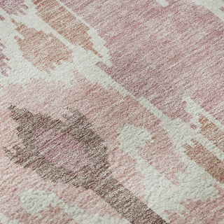 Piper Looms Mayfield Ikat AMF748 Blush Machine Washable Area Rug Swatch Image