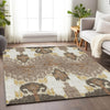 Piper Looms Mayfield Ikat AMF748 Brown Machine Washable Area Rug Lifestyle Image Feature