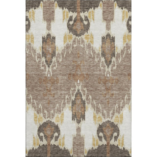 Piper Looms Mayfield Ikat AMF748 Brown Machine Washable Area Rug main image