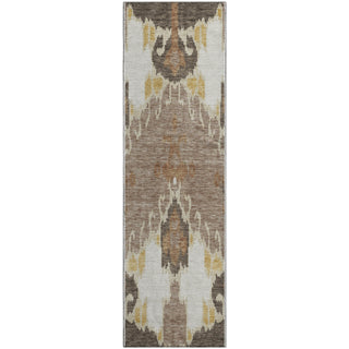Piper Looms Mayfield Ikat AMF748 Brown Machine Washable Area Rug Runner Main Image