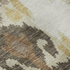 Piper Looms Mayfield Ikat AMF748 Brown Machine Washable Area Rug Swatch Image