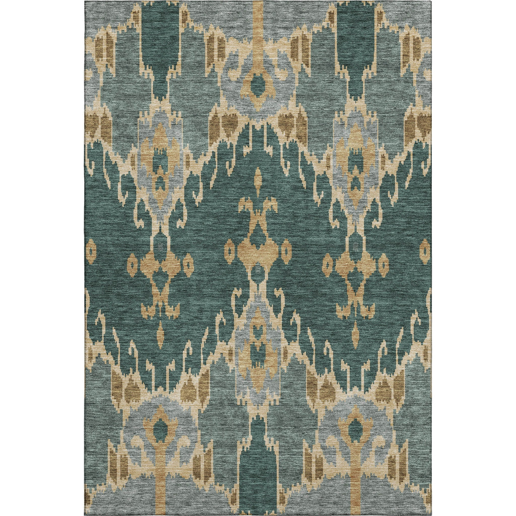 Piper Looms Mayfield Ikat AMF748 Cactus Machine Washable Area Rug main image
