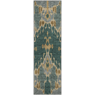 Piper Looms Mayfield Ikat AMF748 Cactus Machine Washable Area Rug Runner Main Image