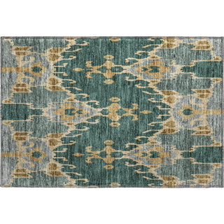 Piper Looms Mayfield Ikat AMF748 Cactus Machine Washable Area Rug Scatter Main Image