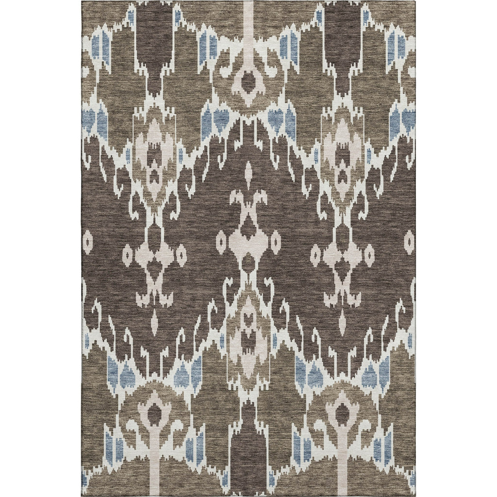 Piper Looms Mayfield Ikat AMF748 Fudge Machine Washable Area Rug main image