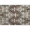 Piper Looms Mayfield Ikat AMF748 Fudge Machine Washable Area Rug Scatter Main Image
