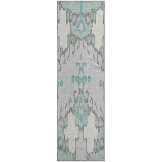Piper Looms Mayfield Ikat AMF748 Mint Machine Washable Area Rug Runner Main Image